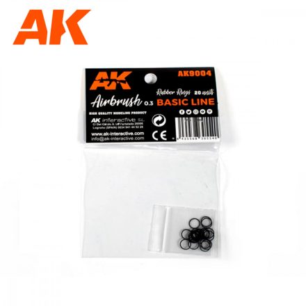 Tools - Rubber Rings - 20 units (Airbrush Basic Line 0.3)