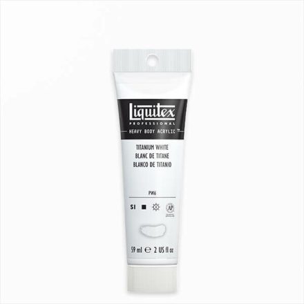 LIQUITEX HEAVY BODY AKRILFESTÉK - TITANIUM WHITE 59ML