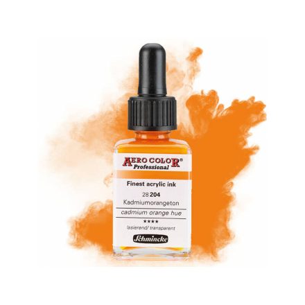 SCHMINCKE AIRBRUSH FESTÉK, 28 ML - 204, CADMIUM ORANGE HUE