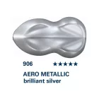 SCHMINCKE AIRBRUSH FESTÉK, 28 ML - 906, AERO METALLIC BRILLIANT SILVER