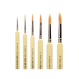 M7600R MUNKÁCSY SZINTETIKUS, DELTA NYELŰ KEREK ECSET - 01