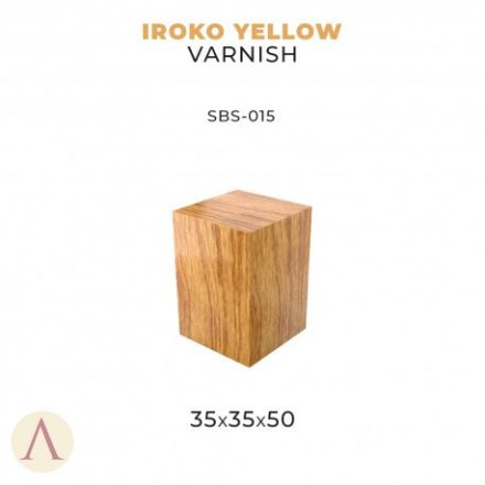 IROKO YELLOW VARNISH-35X35X50  