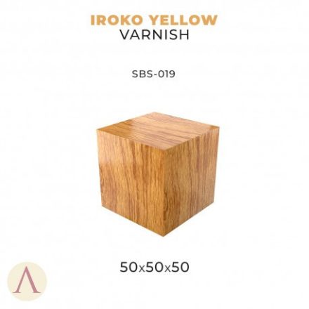 IROKO YELLOW VARNISH-50X50X50  