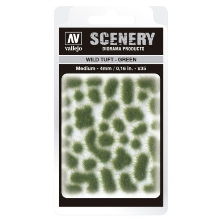 SC406 Vallejo Scenery - Wild Tuft - Green (Medium)