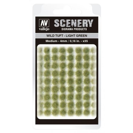 SC407 Vallejo Scenery - Wild Tuft - Light Green (Medium)