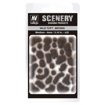 SC411 Vallejo Scenery - Wild Tuft - Brown (Medium)