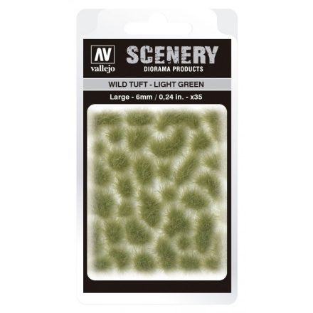 SC417 Vallejo Scenery - Wild Tuft - Light Green (Large)