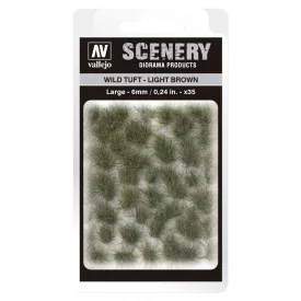 SC418 Vallejo Scenery - Wild Tuft - Light Brown (Large)
